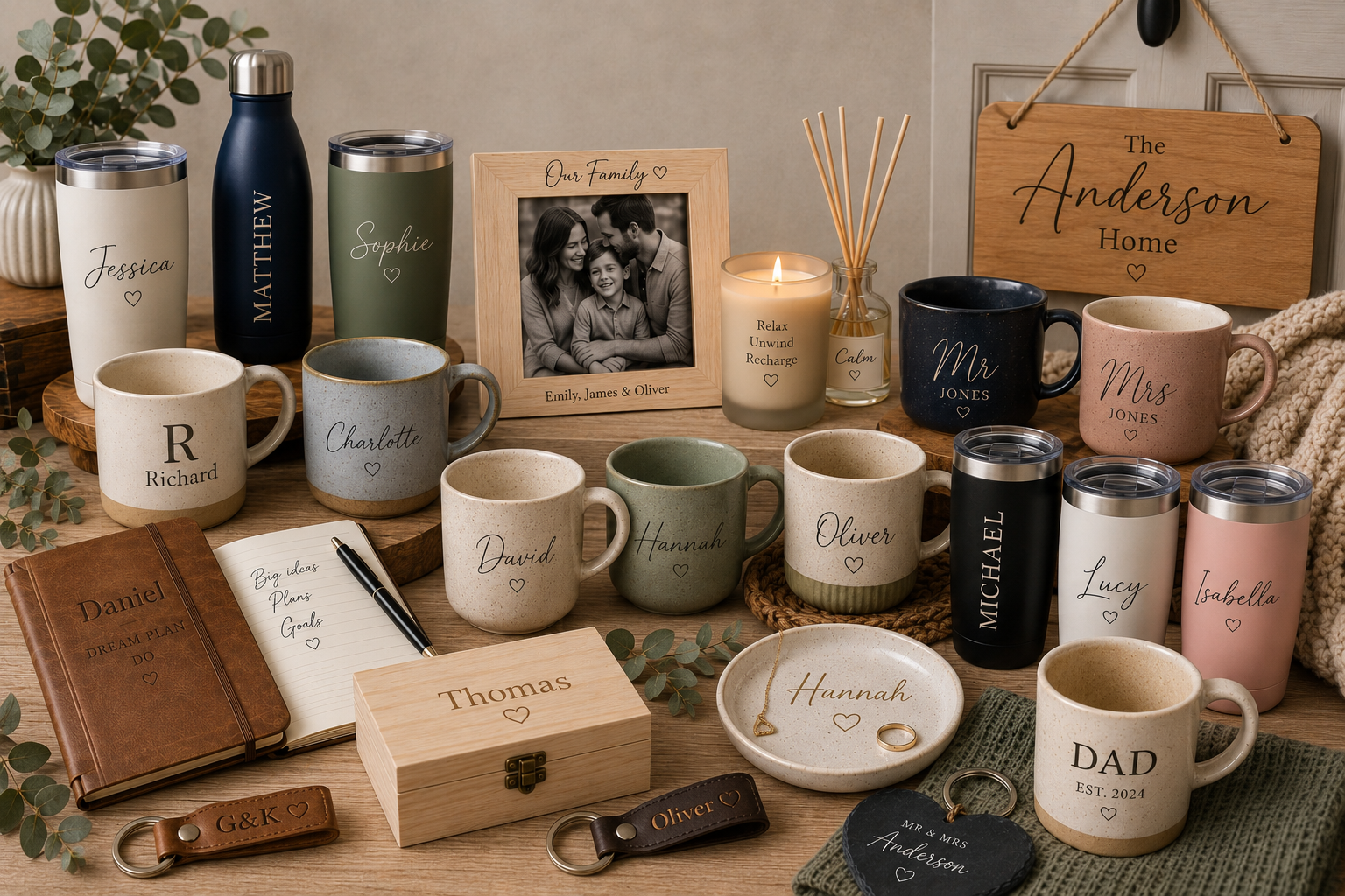 Personalised Gifts and Homeware