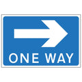 One Way Safety Sign