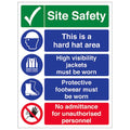 Site Safety Notice Safety Sign