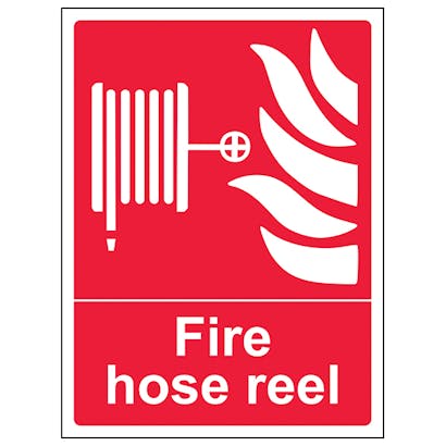 Fire Hose Reel Safety Sign
