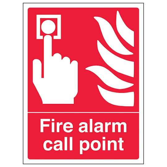 Fire Alarm Call Point Safety Sign