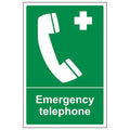 Emergency Telephone Safety Sign