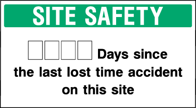 Site Safety safety sign