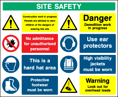 Site Safety Board safety sign