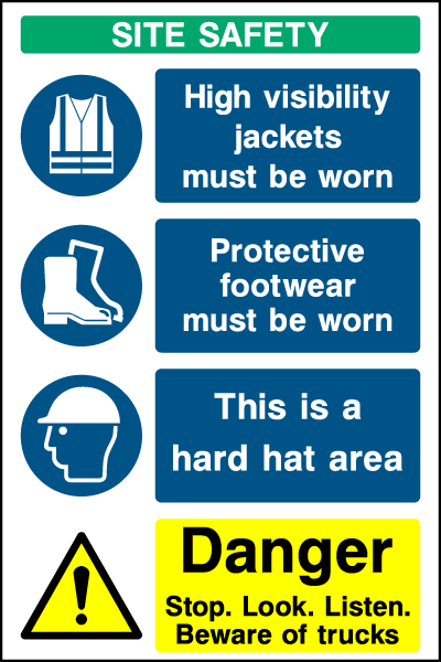 Site Safety Board safety sign