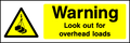 Overhead Loads safety sign