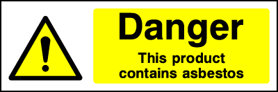 Asbestos safety sign