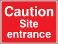 Site Entrance safety sign