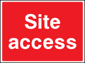 Site Access safety sign