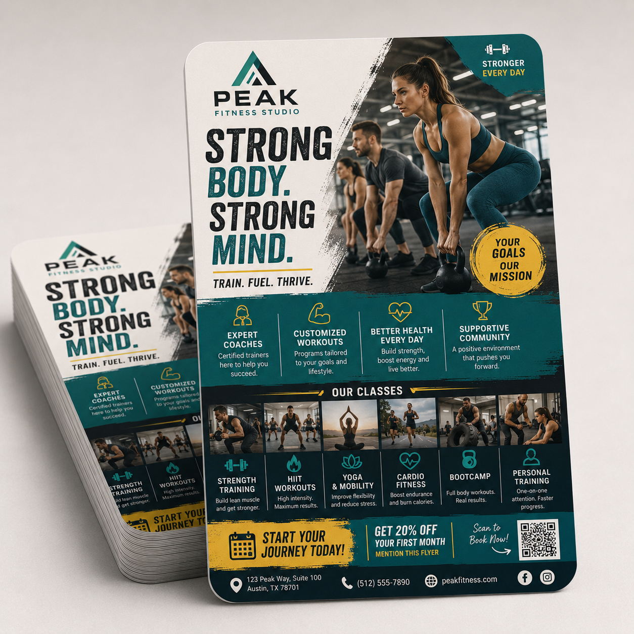 Rounded Corners Flyers