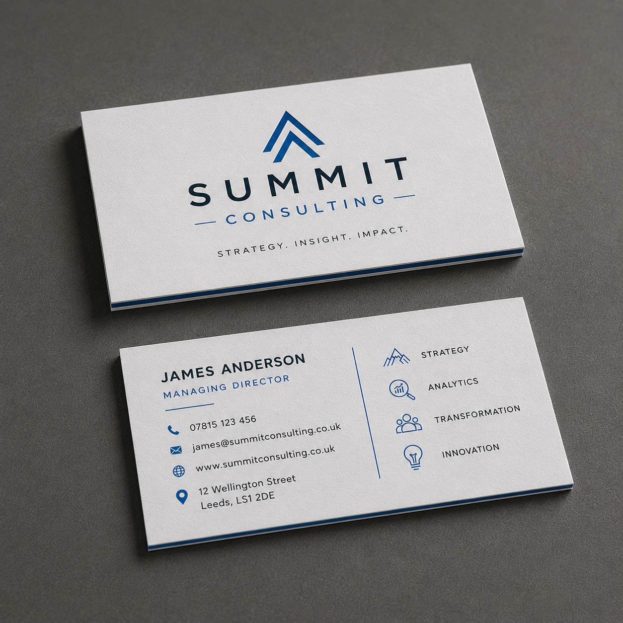 Triplex Business Cards